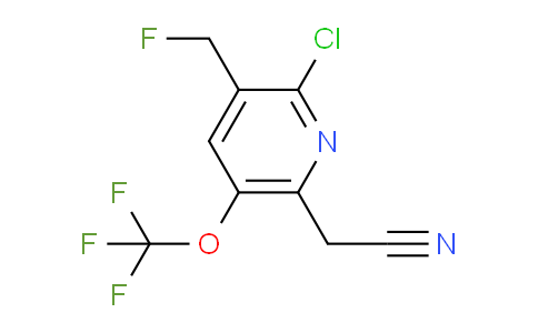 AM182155 | 1804003-86-8 | 2-Chloro-3-(fluoromethyl)-5-(trifluoromethoxy)pyridine-6-acetonitrile