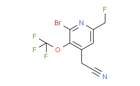 AM182202 | 1804451-34-0 | 2-Bromo-6-(fluoromethyl)-3-(trifluoromethoxy)pyridine-4-acetonitrile