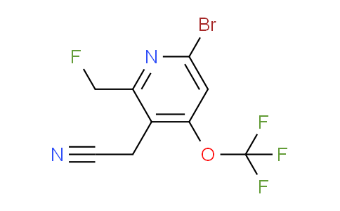 AM182205 | 1806224-54-3 | 6-Bromo-2-(fluoromethyl)-4-(trifluoromethoxy)pyridine-3-acetonitrile