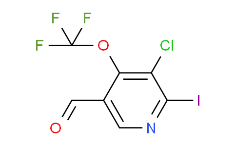 AM182206 | 1804401-63-5 | 3-Chloro-2-iodo-4-(trifluoromethoxy)pyridine-5-carboxaldehyde
