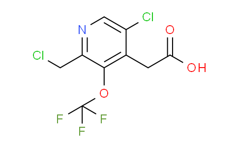 5-Chloro-2-(chloromethyl)-3-(trifluoromethoxy)pyridine-4-acetic acid