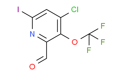 4-Chloro-6-iodo-3-(trifluoromethoxy)pyridine-2-carboxaldehyde
