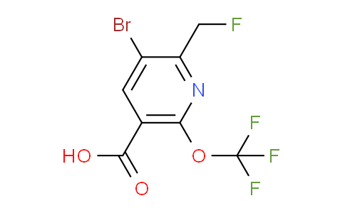 AM182224 | 1806208-32-1 | 3-Bromo-2-(fluoromethyl)-6-(trifluoromethoxy)pyridine-5-carboxylic acid