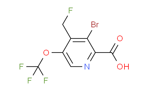 AM182225 | 1806091-72-4 | 3-Bromo-4-(fluoromethyl)-5-(trifluoromethoxy)pyridine-2-carboxylic acid