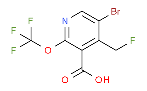 AM182226 | 1806078-56-7 | 5-Bromo-4-(fluoromethyl)-2-(trifluoromethoxy)pyridine-3-carboxylic acid