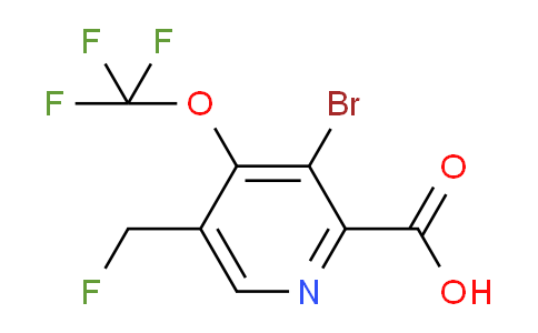 AM182227 | 1803960-83-9 | 3-Bromo-5-(fluoromethyl)-4-(trifluoromethoxy)pyridine-2-carboxylic acid