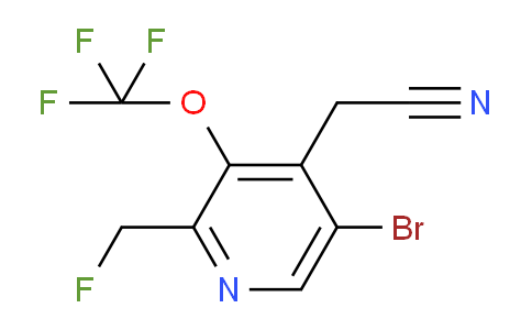 AM182231 | 1803528-22-4 | 5-Bromo-2-(fluoromethyl)-3-(trifluoromethoxy)pyridine-4-acetonitrile