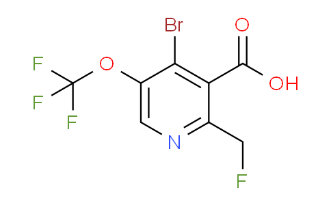 AM182232 | 1803528-79-1 | 4-Bromo-2-(fluoromethyl)-5-(trifluoromethoxy)pyridine-3-carboxylic acid