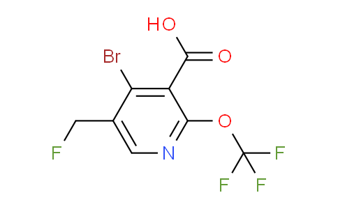 4-Bromo-5-(fluoromethyl)-2-(trifluoromethoxy)pyridine-3-carboxylic acid