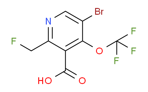 AM182240 | 1806078-73-8 | 5-Bromo-2-(fluoromethyl)-4-(trifluoromethoxy)pyridine-3-carboxylic acid