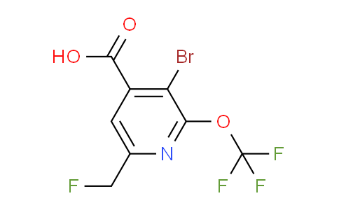 AM182242 | 1803919-81-4 | 3-Bromo-6-(fluoromethyl)-2-(trifluoromethoxy)pyridine-4-carboxylic acid