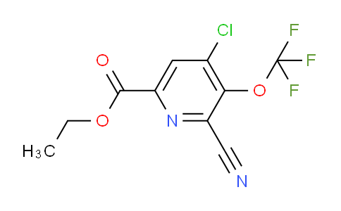 AM182259 | 1806195-71-0 | Ethyl 4-chloro-2-cyano-3-(trifluoromethoxy)pyridine-6-carboxylate