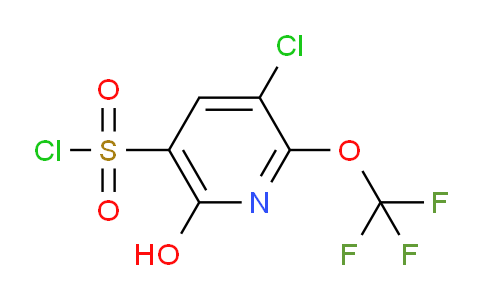 AM182261 | 1804656-35-6 | 3-Chloro-6-hydroxy-2-(trifluoromethoxy)pyridine-5-sulfonyl chloride