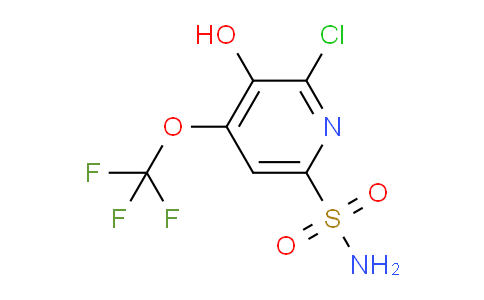 2-Chloro-3-hydroxy-4-(trifluoromethoxy)pyridine-6-sulfonamide