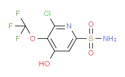 2-Chloro-4-hydroxy-3-(trifluoromethoxy)pyridine-6-sulfonamide