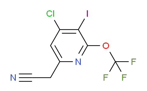 AM182280 | 1804802-46-7 | 4-Chloro-3-iodo-2-(trifluoromethoxy)pyridine-6-acetonitrile