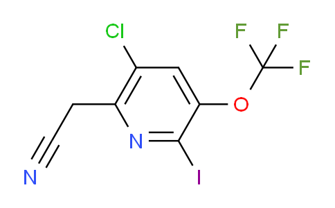 AM182291 | 1806239-76-8 | 5-Chloro-2-iodo-3-(trifluoromethoxy)pyridine-6-acetonitrile
