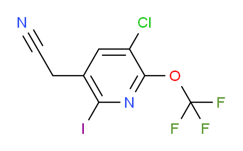 AM182292 | 1804732-51-1 | 3-Chloro-6-iodo-2-(trifluoromethoxy)pyridine-5-acetonitrile