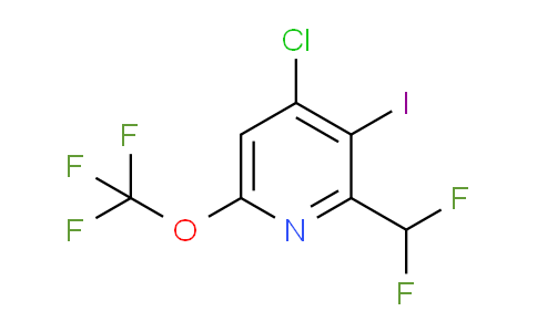 AM182307 | 1804590-64-4 | 4-Chloro-2-(difluoromethyl)-3-iodo-6-(trifluoromethoxy)pyridine
