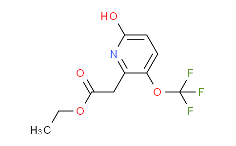 Ethyl 6-hydroxy-3-(trifluoromethoxy)pyridine-2-acetate