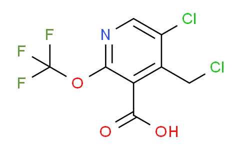 5-Chloro-4-(chloromethyl)-2-(trifluoromethoxy)pyridine-3-carboxylic acid