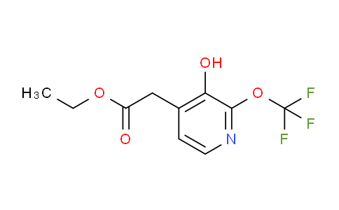 Ethyl 3-hydroxy-2-(trifluoromethoxy)pyridine-4-acetate