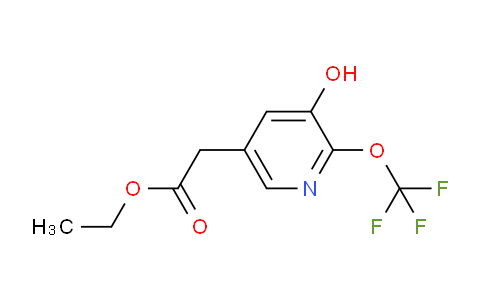 Ethyl 3-hydroxy-2-(trifluoromethoxy)pyridine-5-acetate