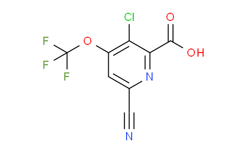 AM182374 | 1803709-17-2 | 3-Chloro-6-cyano-4-(trifluoromethoxy)pyridine-2-carboxylic acid