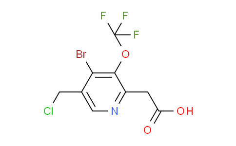 AM182375 | 1803917-78-3 | 4-Bromo-5-(chloromethyl)-3-(trifluoromethoxy)pyridine-2-acetic acid