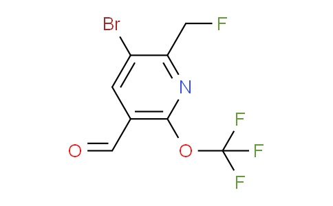 AM182404 | 1806218-93-8 | 3-Bromo-2-(fluoromethyl)-6-(trifluoromethoxy)pyridine-5-carboxaldehyde