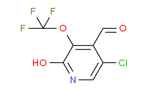 5-Chloro-2-hydroxy-3-(trifluoromethoxy)pyridine-4-carboxaldehyde