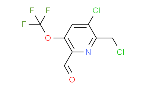 AM182413 | 1804469-68-8 | 3-Chloro-2-(chloromethyl)-5-(trifluoromethoxy)pyridine-6-carboxaldehyde