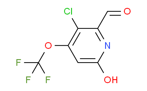 3-Chloro-6-hydroxy-4-(trifluoromethoxy)pyridine-2-carboxaldehyde