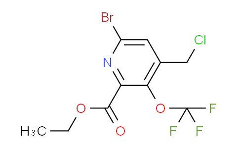 AM182463 | 1806217-06-0 | Ethyl 6-bromo-4-(chloromethyl)-3-(trifluoromethoxy)pyridine-2-carboxylate