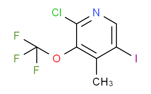 2-Chloro-5-iodo-4-methyl-3-(trifluoromethoxy)pyridine