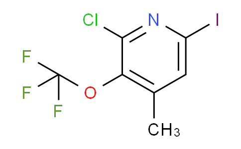 2-Chloro-6-iodo-4-methyl-3-(trifluoromethoxy)pyridine