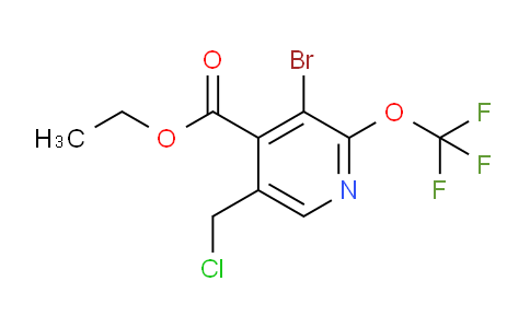 AM182483 | 1804656-60-7 | Ethyl 3-bromo-5-(chloromethyl)-2-(trifluoromethoxy)pyridine-4-carboxylate