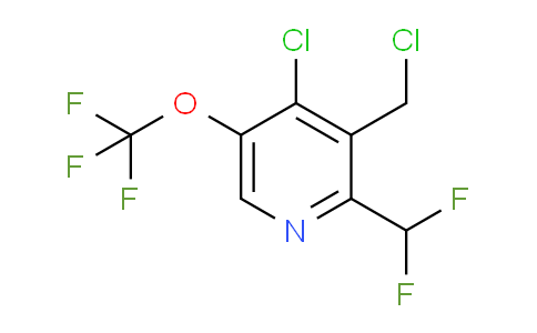 AM182486 | 1806149-87-0 | 4-Chloro-3-(chloromethyl)-2-(difluoromethyl)-5-(trifluoromethoxy)pyridine