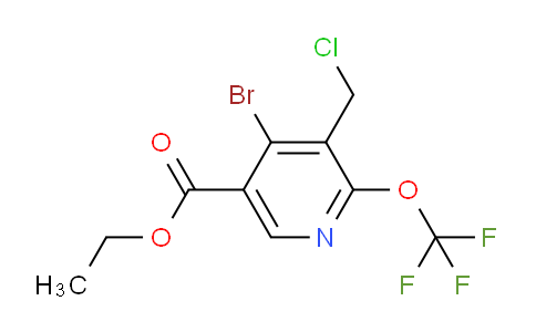 AM182494 | 1804634-30-7 | Ethyl 4-bromo-3-(chloromethyl)-2-(trifluoromethoxy)pyridine-5-carboxylate