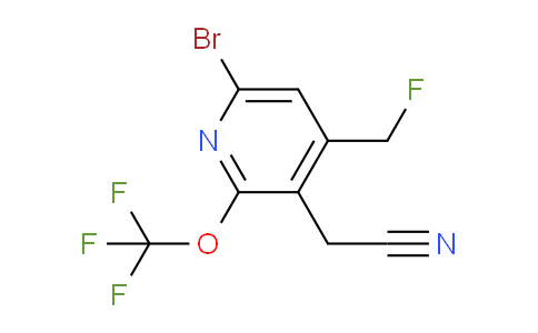 AM182504 | 1804572-57-3 | 6-Bromo-4-(fluoromethyl)-2-(trifluoromethoxy)pyridine-3-acetonitrile