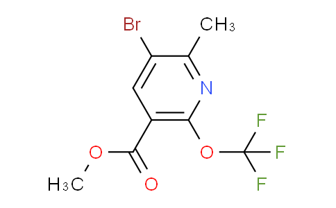 AM182526 | 1806087-87-5 | Methyl 3-bromo-2-methyl-6-(trifluoromethoxy)pyridine-5-carboxylate