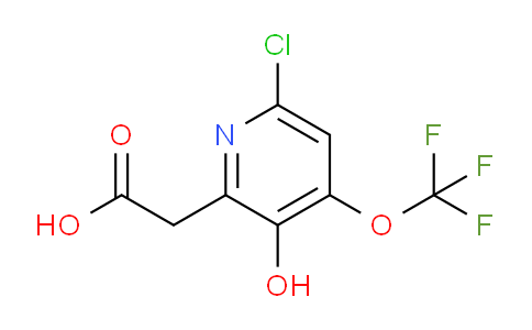 6-Chloro-3-hydroxy-4-(trifluoromethoxy)pyridine-2-acetic acid