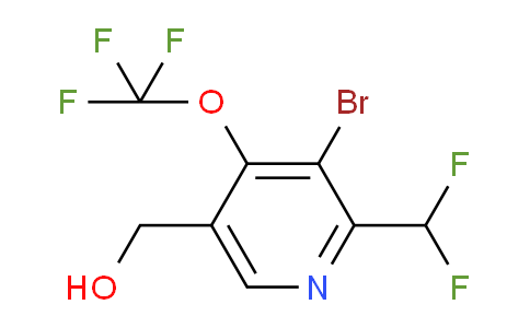 AM182549 | 1804546-91-5 | 3-Bromo-2-(difluoromethyl)-4-(trifluoromethoxy)pyridine-5-methanol