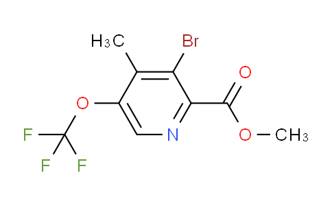 AM182572 | 1804650-86-9 | Methyl 3-bromo-4-methyl-5-(trifluoromethoxy)pyridine-2-carboxylate