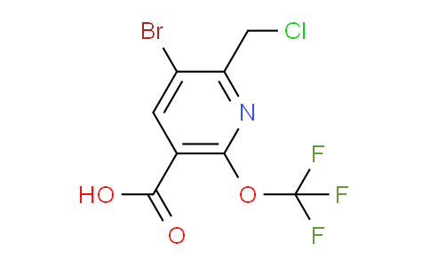 AM182598 | 1803527-57-2 | 3-Bromo-2-(chloromethyl)-6-(trifluoromethoxy)pyridine-5-carboxylic acid