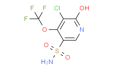 3-Chloro-2-hydroxy-4-(trifluoromethoxy)pyridine-5-sulfonamide