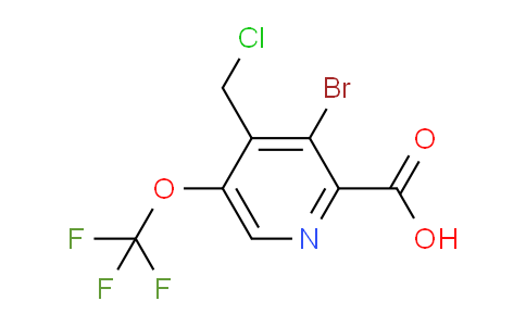 3-Bromo-4-(chloromethyl)-5-(trifluoromethoxy)pyridine-2-carboxylic acid