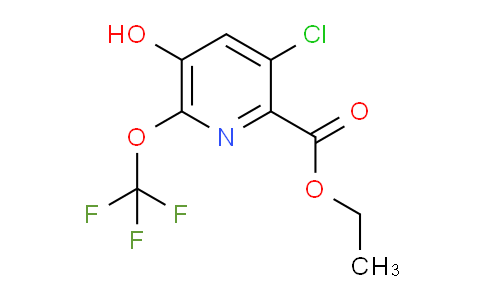 Ethyl 3-chloro-5-hydroxy-6-(trifluoromethoxy)pyridine-2-carboxylate