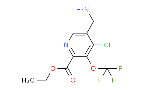 AM182617 | 1803995-51-8 | Ethyl 5-(aminomethyl)-4-chloro-3-(trifluoromethoxy)pyridine-2-carboxylate