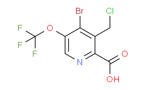 AM182625 | 1804655-62-6 | 4-Bromo-3-(chloromethyl)-5-(trifluoromethoxy)pyridine-2-carboxylic acid